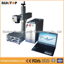 Chine machine portative d'inscription de laser de la fibre 20W pour la matrice et le code barres en plastique de données de PVC fournisseur