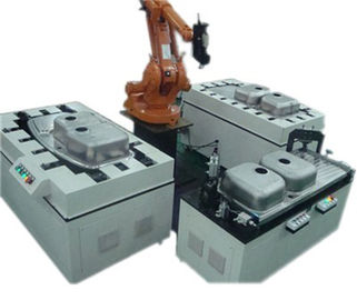 Chine Machine automatique de soudure laser Avec le bras de robot d'ABB pour l'évier de cuisine d'acier inoxydable fournisseur