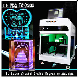 Chine points intérieurs en cristal de la vitesse 120.000 de la machine de gravure du laser 3D 2000HZ/minute fournisseur
