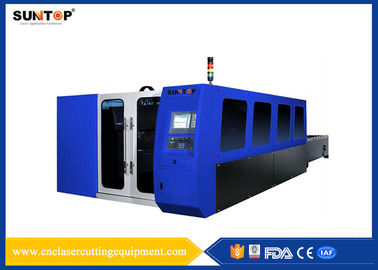 coupeur de laser de la fibre 2000W pour la coupe d'acier inoxydable d'épaisseur de 8mm, chef de coupe suisse de laser